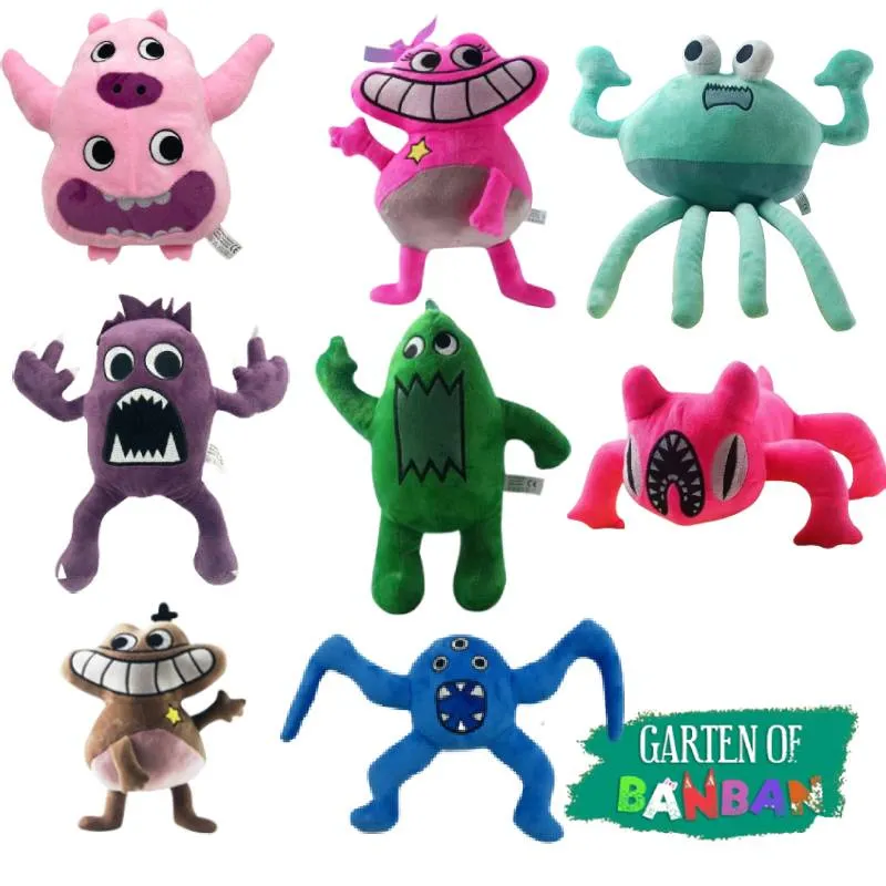 25CM Doors Roblox Screech Plush Garden of Banban Plush Game Doll Green  Jumbo Monster Soft Stuffed Animal Children's Toys Gifts - AliExpress