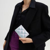 CNK Womens Folding Wallet Mini Diamond Wallet Card Holder CK6-