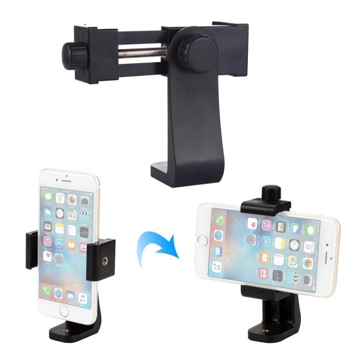 puluz-universal-360-degree-rotating-phone-clamp-holder-bracket-horizontal-vertical-shooting-for-iphone-galaxy-huawei-xiaomi