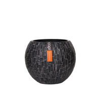 Vase Ball Stone (Size D 17 x H 14 cm) - กระถางต้นไม้ Modern แบรนด์ Capi Europe