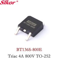 5PCS BT136-800E Triac 4A 800V SMD TO-252 BT136 ภาคการศึกษาทรานซิสเตอร์ Simistor Leister 800E โมดูล 800