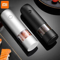 Xiaomi เครื่องบดพริกไทยไฟฟ้า USB ชาร์จอัตโนมัติพริกไทยและเครื่องบดเกลือที่มีไฟ LED,Gr ชาร์จอย่างรวดเร็ว