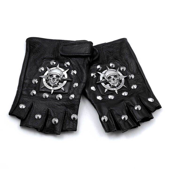 steampunk-biker-leather-gloves-mens-skull-punk-rock-gloves