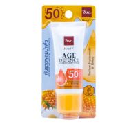 ( 30 กรัม  ) HONEI V BSC AGE DEFENSE SUNSCREEN LIGHT CREAM SPF50+ PA++++ 30 ครีม ครีมกันแดด เข้มข้น น้ำผึ้ง&amp; ไฮยากันแดดได้..กันแก่ด้วย ครีมกันแดด SPF 50+ PA++++