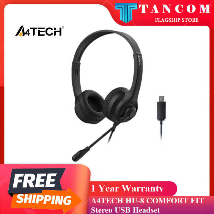 A4TECH HU8 COMFORT FIT Stereo USB Headset Lazada PH