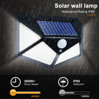 100114 LED Solar Lamp Outdoor Waterproof Solar Powered spotlights PIR Motion Sensor Street Light for Garden Decoration 3 Modes