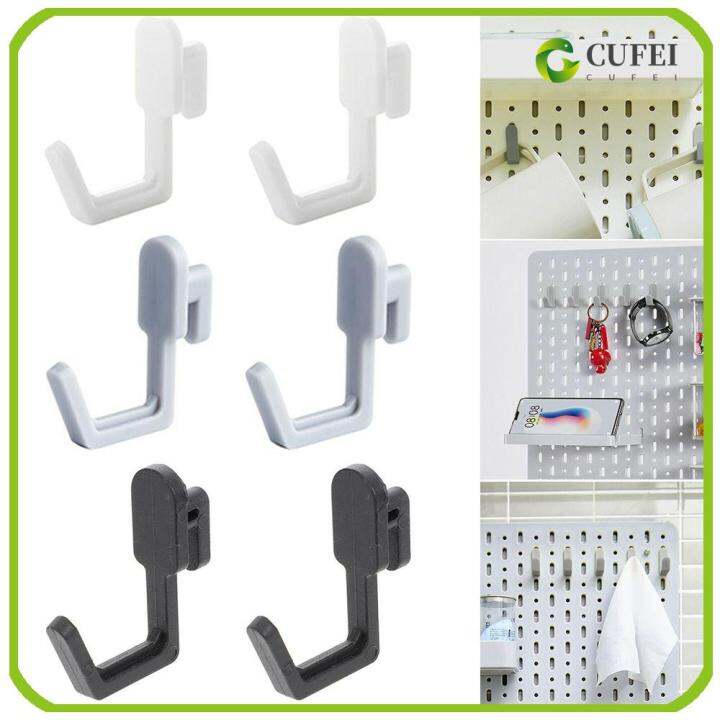 CUFEI 20Pcs HIPS Shelf Peg Hook Detachable Waterproof Pegboard Holders ...