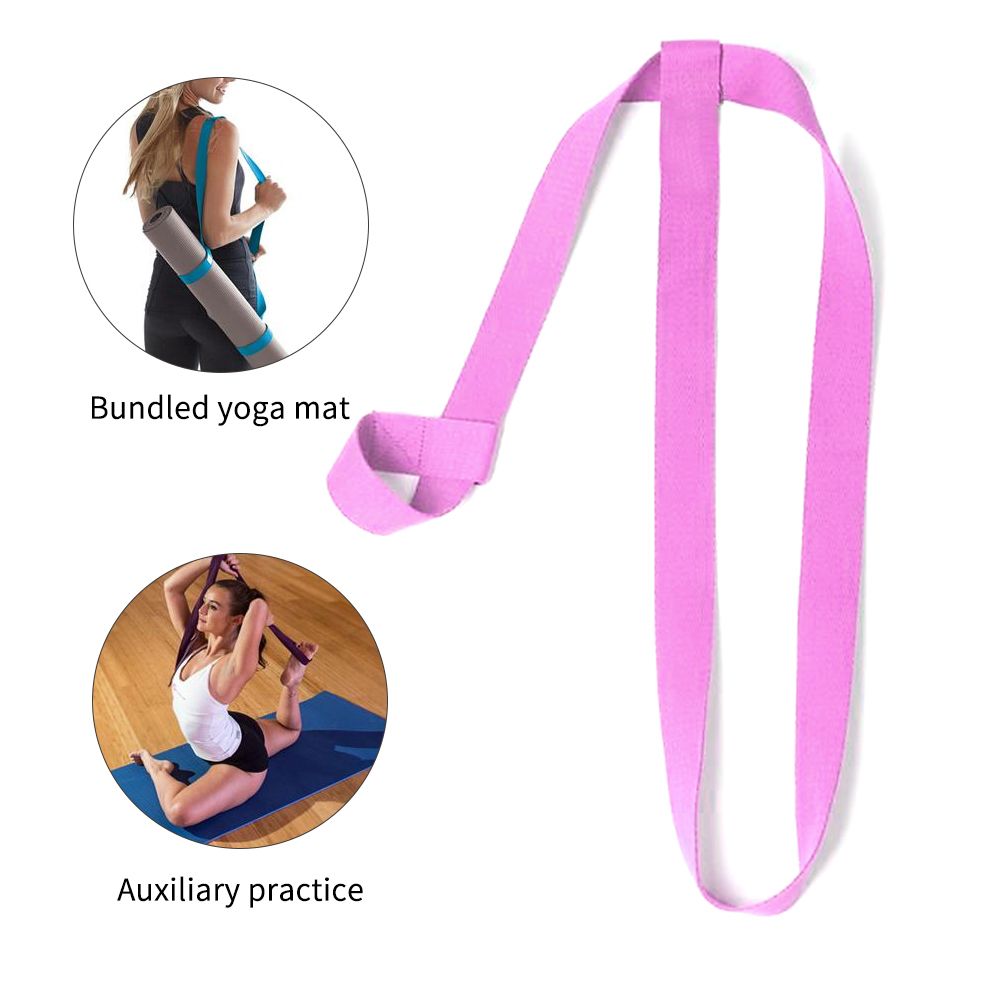 Elastic Adjustable Shoulder Strap Fitness Strap Yoga Mat Strap Yoga Belt 
