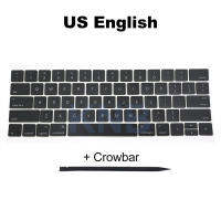 [COD] แป้นพิมพ์หมวกที่สำคัญสำหรับ Pro netina 13 "15" A1707 A1706, สหรัฐอเมริกาสหราชอาณาจักร SP FR CH สหภาพยุโรป2016 2017แป้นพิมพ์เปลี่ยนที่สำคัญ