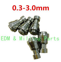 1Pc Sparks เครื่อง CNC ลวด EDM เจาะท่องเที่ยว0.3-3.0มม. สแตนเลส Collet สำหรับ Spark Wire EDM เครื่อง Part