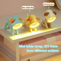 Room Decor Foldable Nightlight Mini Light Table Lamp Cartoon Lamp Led Light Creative