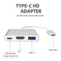 4K Full HD USB-C To HDTV-Compatible Adapter for Gamepad Type C Video Converter Original Charging Portable Dock for MacBook