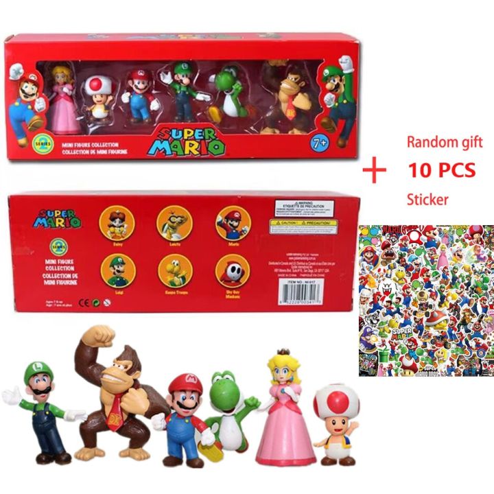 zzooi-6pcs-set-super-mario-bros-pvc-action-figure-toys-dolls-model-set-luigi-yoshi-donkey-kong-mushroom-for-kids-birthday-gifts-aaa
