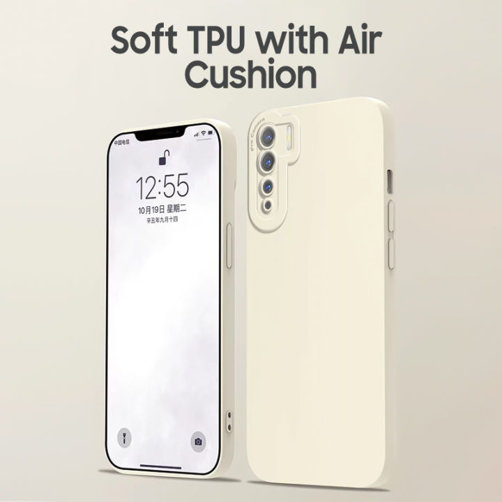 เคส-oppo-a91-square-soft-ซิลิโคนคลุมทั้งหมดกล้องกันกระแทกเคสป้องกันยางฝาหลังเคสโทรศัพท์แบบนุ่มสำหรับช