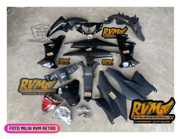 Cover Body Full Set Halus Body Kasar Set Lampu Supra Fit New Supra