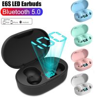 E6S Air Pro Fone Bluetooth Earphones Wireless Headphones LED Display Noise Cancelling Earbuds by Mic Wireless Bluetooth Headset