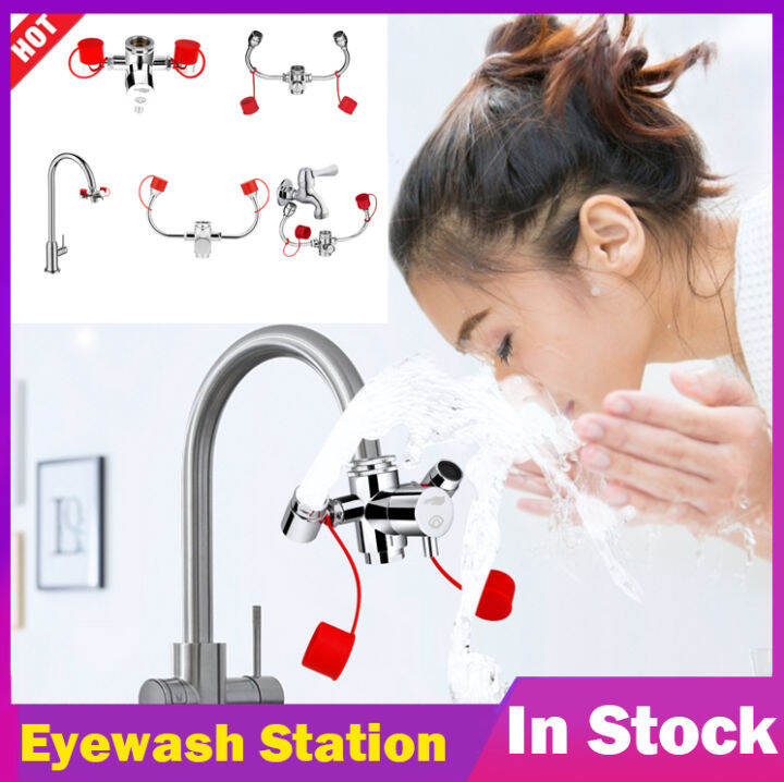 【Shipping in 24 Hours】Faucet Mounted Eyewash Station Reliable First