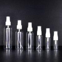 10/30/50/100ml Small Portable Perfume Refill Bottle Clear PET Plastic Spray Pump Empty Cosmetic Containers Atomizer Travel