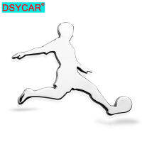 DSYCAR 1ชิ้น3D สติกเกอร์รถโลหะฟุตบอลสติกเกอร์รถตราสติ๊กเกอร์ตกแต่งสากลสำหรับรถยนต์ส่วนใหญ่