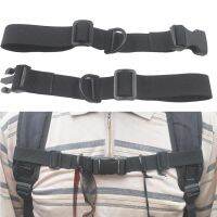 【CC】₪  Adjustable Outdoor Chest Sternum Harness Webbing Buckled With Whistle Accessories Anti