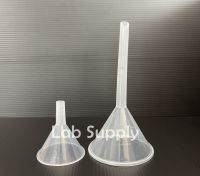 กรวยกรองพลาสติก Funnel PP Plastic 50 mm , 75 mm