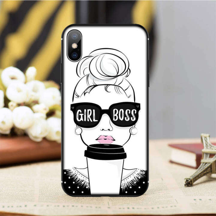 wa19-fashion-trend-design-girl-boss-อ่อนนุ่ม-fashion-ซิลิโคน-trend-phone-เคสโทรศัพท์-ปก-หรับ-iphone-7-8-11-12-13-14-pro-xs-max-se-x-xr-plus-se