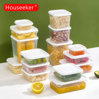 Houseeker กล่องที่เก็บเครื่องครัวผลไม้อาหารภาชนะปิดสนิทตู้เย็นช่องเนื้อแช่แข็งกล่องเก็บของสด