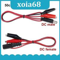 xoia68 Shop 50Cm Dc 5.5*2.1Mm Male Female Jack Cable To Alligator Clips Connector Crocodile Wire Cord 12V 3A Power Cable Test Lead