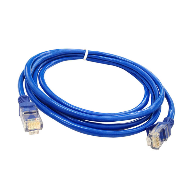 uni-cat5-cat5-rj45สายเคเบิลเครือข่าย-lan-อีเทอร์เน็ตสำหรับ-ps-xbox-อินเตอร์เน็ตเราเตอร์สีฟ้า