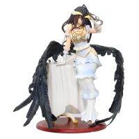 Overlord Albedo ภาพอนิเมะปีก,Vestido De Noiva, Garota , Roupas Action Figures, Figurinhas Móveis,นำเสนอ Para Brinquedos, 28Cm