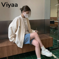 Viyaa เสื้อฮู้ด เสื้อแขนยาวอบอุ่น หลวมและสบาย คลาสสิค สบาย นุ่มนวล ทันสมัย WWY2391A0C 38Z230918