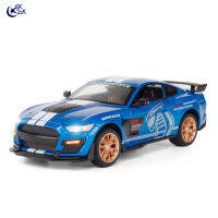 SKDK 1:24จำลอง Gt500รถของเล่นโมเดลรถยนต์สปอร์ตโลหะผสมดึงกลับเครื่องประดับสำหรับของตกแต่งบ้าน