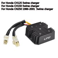 ❀✇ Motorcycle 5 Wires Voltage Regulator Rectifier For Honda CH125 CH150 CN250 CH 125 150 CN 250 1986-2001 Charger Spare Parts