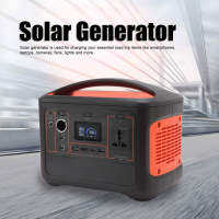 600W Portable Power Station Solar Portable Outdoor Emergency Power Supply 153600MAH 100‑240V