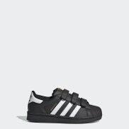 adidas ORIGINALS Giày Superstar Unisex trẻ em Màu đen EF4840