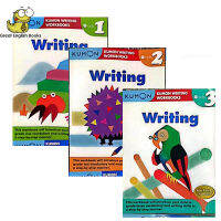 (In Stock)   พร้อมส่ง แบบฝึกหัด kumon เกรด 1-3 Writing ชุด 3 เล่ม