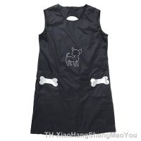 Pet Grooming Overalls Waterproof Nylon Grooming Apron with Pockets Anti Stick Wool Dog Cat Cleaning Supplies