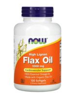 NOW Foods, High Lignan Flax Oil, 1,000 mg, 120 Softgels