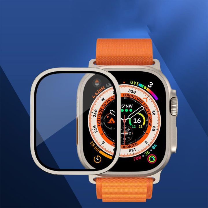 for-apple-watch-ultra-49mm-screen-protective-film-9h-tempered-glass-titanium-alloy-shockproof-for-h11-zd8-ultra-hk8-pro-max