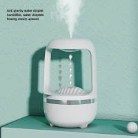 Mist Humidifier 500ml เดสก์ท็อป USB ชาร์จ Anti Gravity Water Droplet Humidifier สำหรับบ้าน