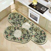 hot【cw】 Floral Area Rug Non-slip Bedroom Entrance Doormat