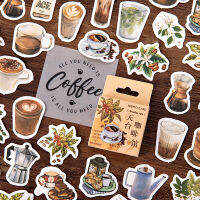 DMS 46ชิ้น/ถุงน่ารักสติกเกอร์กาแฟชุดตกแต่ง Scrapbooking เครื่องเขียนสำหรับผู้ชอบวางแผน