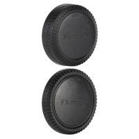 ขายดี !!! Fujifilm FX Rear Lens Cap ฝาปิดท้ายเลนส์ + Body Cap ฝาปิดบอดี้ Fuji X-Mount