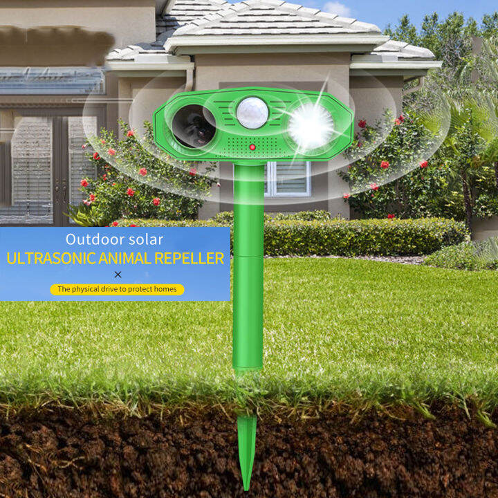 เครื่องไล่แมลงพลังงานแสงอาทิตย์-ultrasonic-bird-repeller-พร้อม-motion-sensor-สำหรับ-outdoor-waterproof-yard-garden-farm-animal-repellent