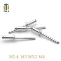 〖Maximus metals〗50 PCS M2.4 M3 M3.2 M4 DIN EN ISO 15977 GB/T 12618.1ปลายเปิดอลูมิเนียมตาบอด Rivets ยื่นออกมาสำหรับเฟอร์นิเจอร์