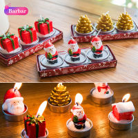 FB Merry Christmas เทียนตกแต่งบ้าน โรงแรม ร้านอาหาร ปาร์ตี้ คริสต์มาส สําหรับโต๊ะอาหารค่ํา ของขวัญปีใหม่