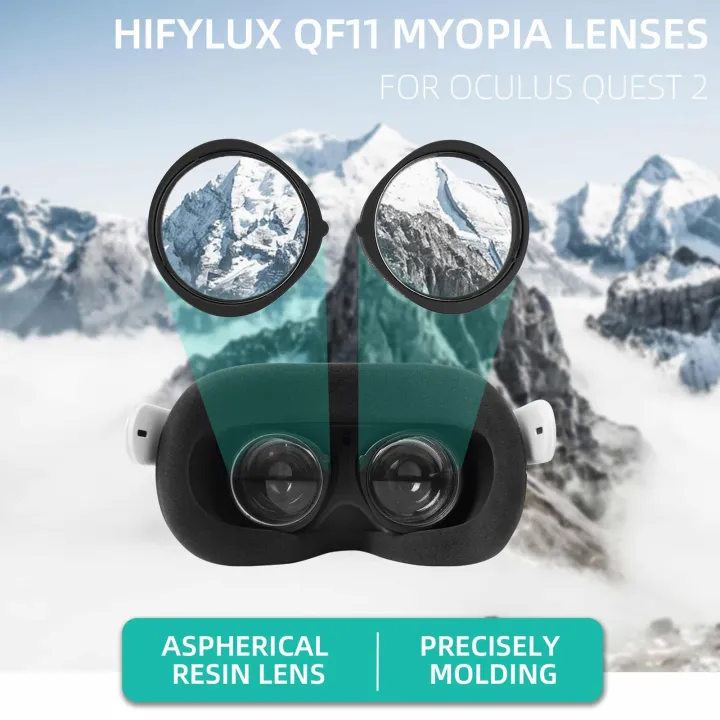 Short Sighted Glasses Aspherical Resin Lens Inserts VR Prescription