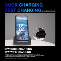 ZZOOI [World Premiere] AGM H5/H5 PRO Dock Station Wireless Charger Stand Holder Desk Charge Android Type C USB Cable Fast Charger