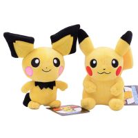 ตุ๊กตากำมะหยี่อะนิเมะตุ๊กตาโปเกมอน Pikachu น่ารักพิกจูของเล่นการ์ตูนเด็กผู้หญิงของขวัญวันเกิดคริสต์มาส