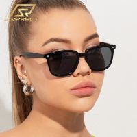 ♈¤☍ SIMPRECT Fashion Square Sunglasses Women 2023 Luxury Brand Designer Quality Sun Glasses Vintage Retro Shades For Women zonnebril